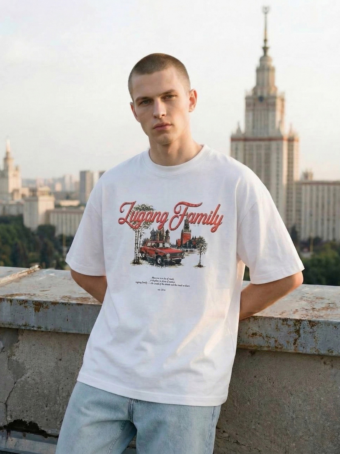 Футболка белая